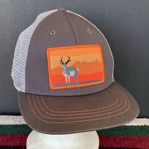 RepYourWild speed goat hat SnapBack Trucker Hat elk sunset patch hunting